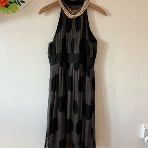 Zara polka dot party dress L